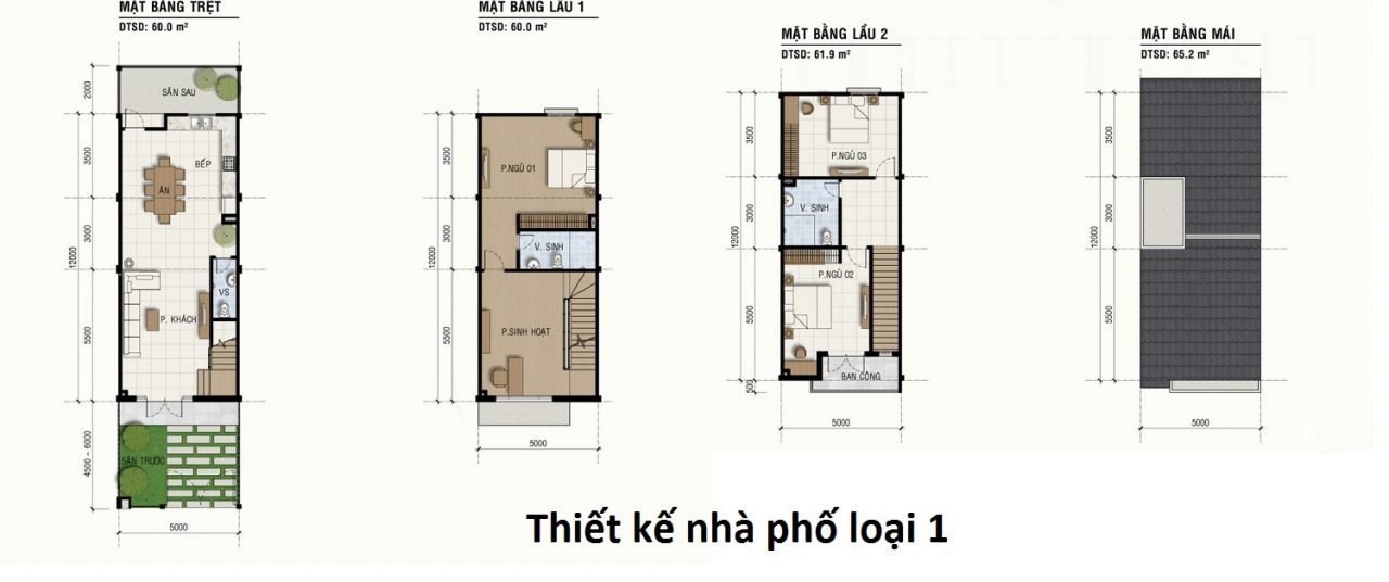 Nhà phố loại 1