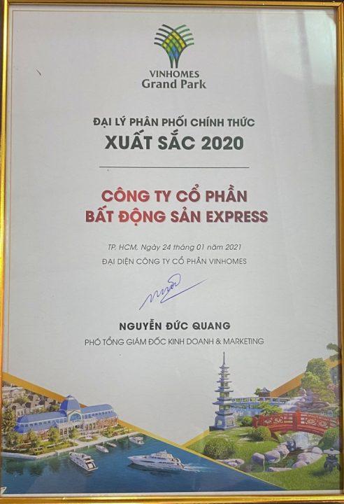 BĐS Express - đại lý phân phối chính thức xuất sắc của Vinhomes năm 2023-3