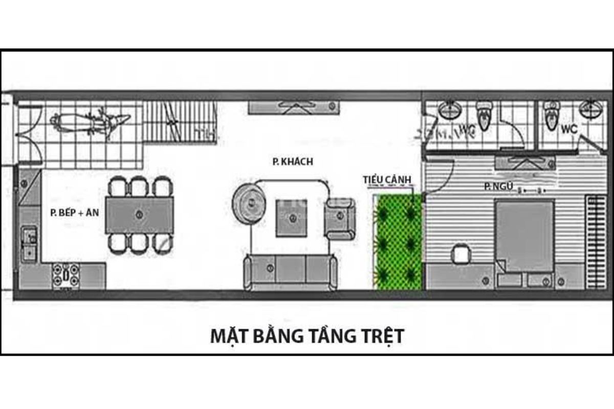 lửng 5x14m nhà cấp 4 gác lửng 20