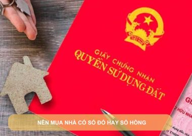 nên mua nhà có sổ đỏ hay sổ hồng