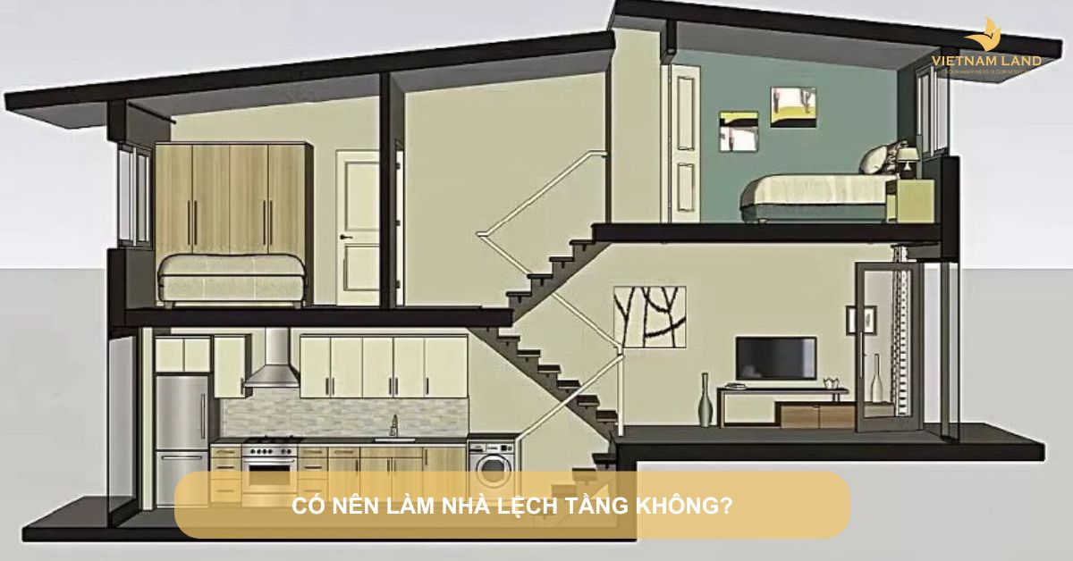 có nên làm nhà lệch tầng không