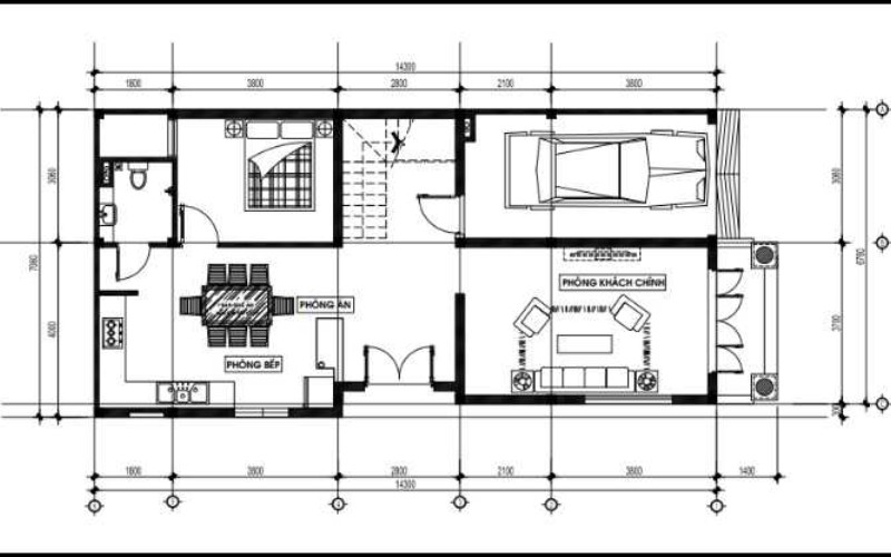 bản vẽ nhà 2 tầng 6