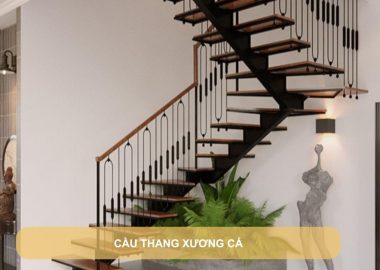 cầu thang xương cá