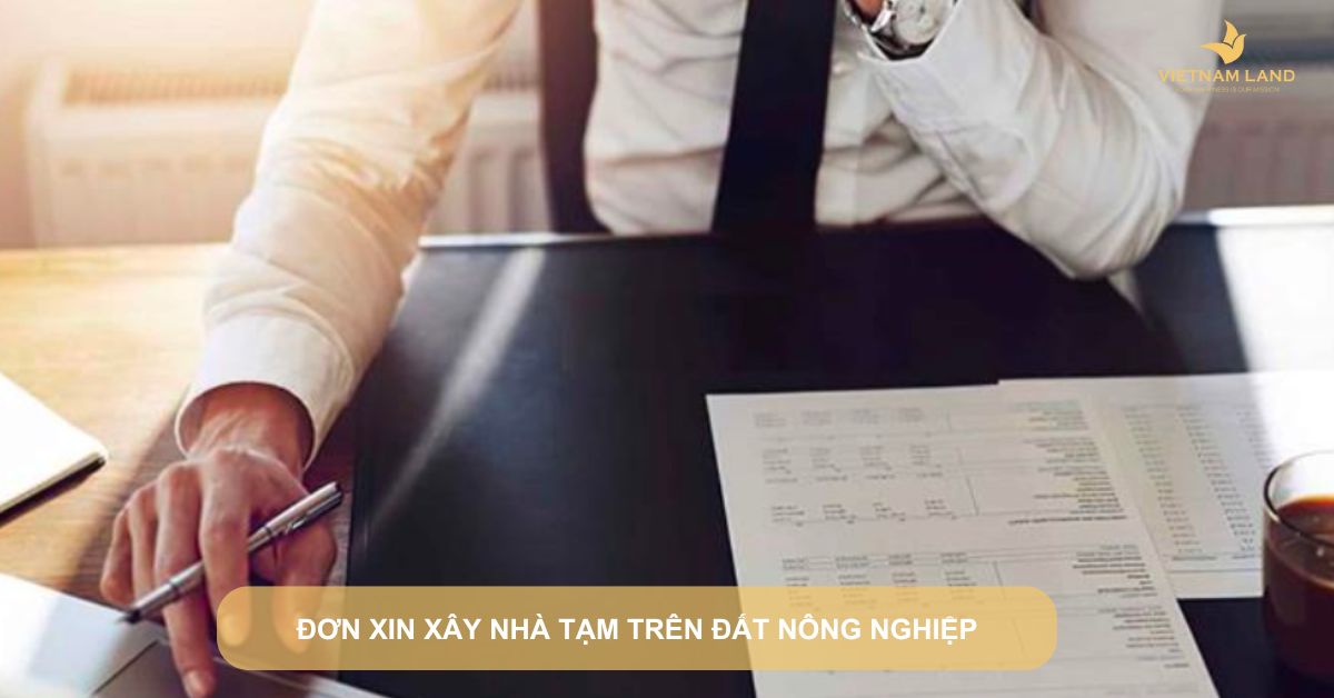 đơn xin xây nhà tạm trên đất nông nghiệp