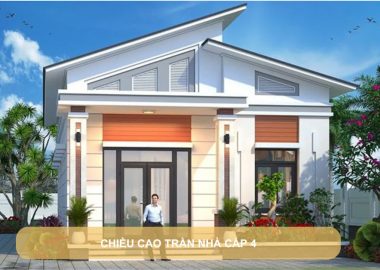 chiều cao trần nhà cấp 4